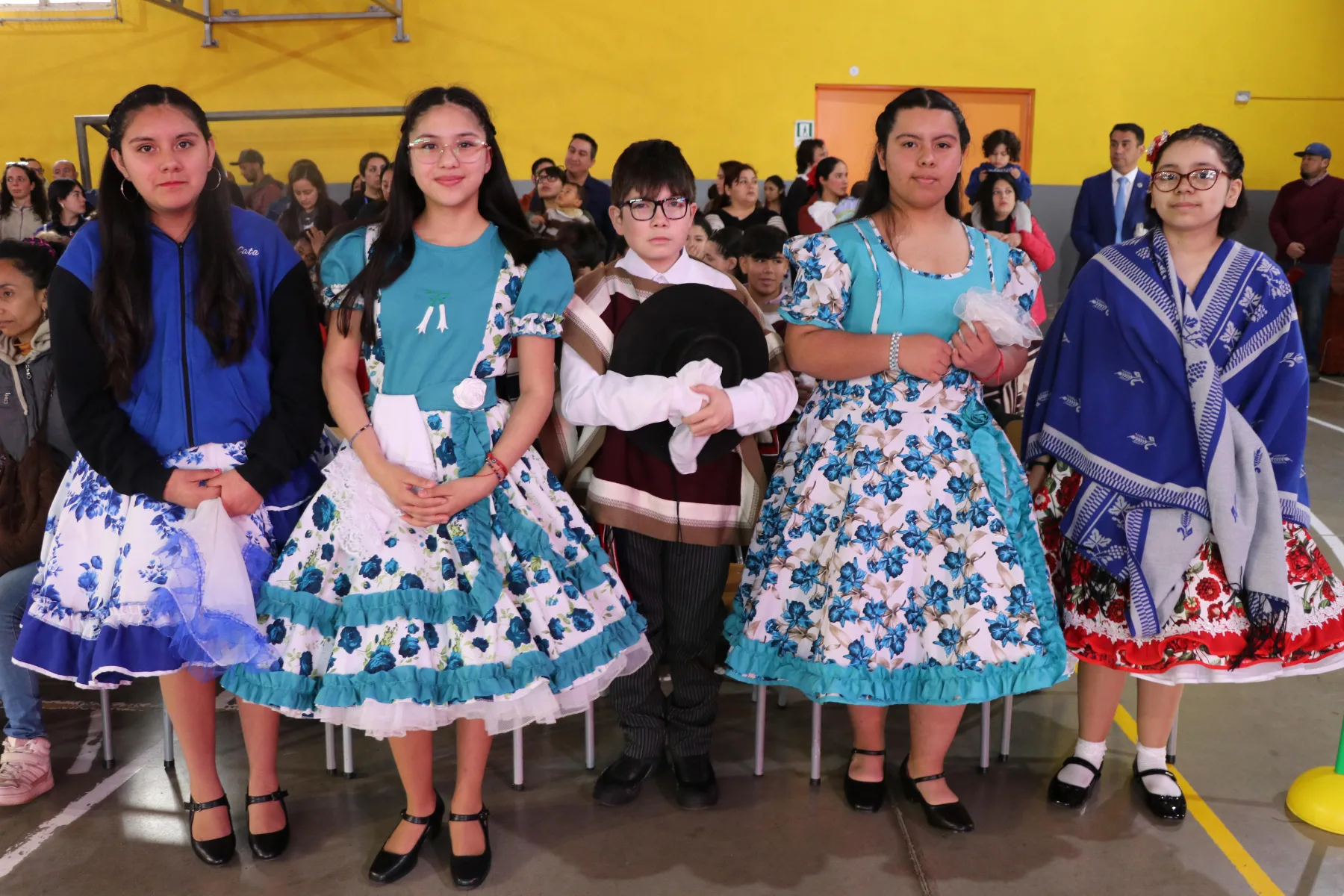 Todos particpan d eesta fiesta patriotica